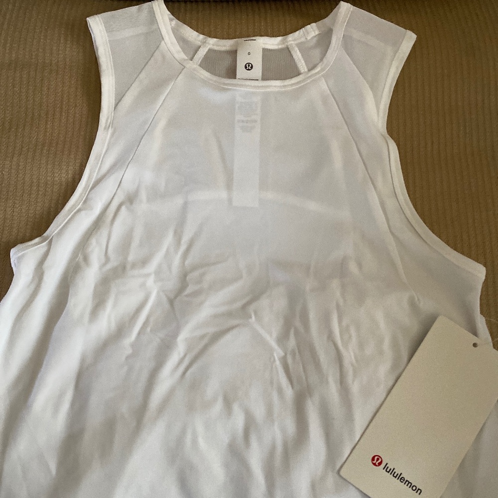 Lululemon sculpt cropped tank